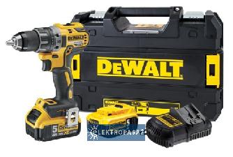 Wiertarko-wkrętarka DeWalt DCD791P2-QW 70Nm 18V XR 2x5,0Ah Li-Ion TSTAK 1