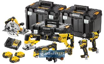 Zestaw narzędzi Combo DeWalt DCK706P3T-QW 18V XR 3x5,0Ah Li-Ion DCD805+DCF850+DCS355+DCH263+DCG405+DCS572+DCS334+ 3xTSTAK Nowość 1