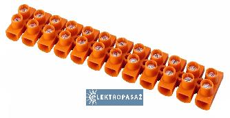 Listwa zaciskowa 12x16,0mm2 T55st.C termoplastyczna pomarańczowa LTF12-16 21612108 Simet 1