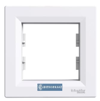 Asfora biały ramka pojedyncza EPH5800121 Schneider 1