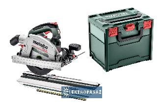 Pilarka tarczowa Metabo KS 18 LTX 66 BL Set 165mm + prowadnica 18V bez akumulatora i ładowarki metaBOX 340 691194000 1