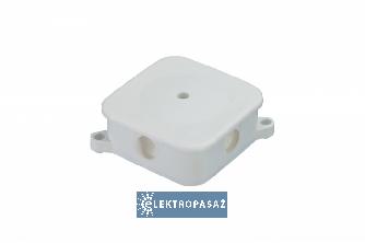 Puszka instalacyjna natynkowa  85x 85x 35mm bez zacisków IP44 biała P2 2.2 Pak-Plast 1