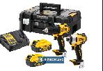 Zestaw narzędzi Combo DeWalt  DCK2061P2T-QW 18V XR 2x5,0Ah Li-Ion DCD709+DCF8 TSTAK Nowość 1