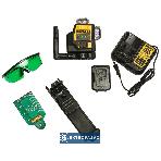Laser krzyżowy 3x360st. DeWalt DCE089D1G-QW wiązka zielona 12V XR 1x2,0Ah Li-Ion TSTAK 5