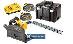 Zagłębiarka DeWalt DCS520T2R-QW 165mm 54V XR FlexVolt 2x6,0Ah Li-Ion + prowadnica TSTAK Nowość 1