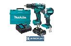 Zestaw narzędzi Combo Makita DLX2142S 18V 2x3,0Ah wiertarko- wkrętarka udarowa DHP453 + wkrętarka udarowa DTD152 1