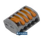 Szybkozłączka z dźwigniami 5x 0,08-4,0mm2 szara 222-415 Wago 1