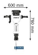 Młot kujący Hex 28mm Bosch GSH 27 VC 62J 2000W 061130A000 4