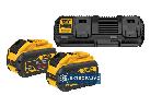 Ładowarka do akumulatorów DeWalt DCB132-QW 10,8V-18V XR Li-Ion / 54V XR Flex Nowość Volt Li-Ion 4A 2 porty Nowość 4