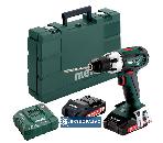 Wiertarko-wkrętarka Metabo BS 18 LT Compact 18V 2x2,0Ah Li-Power metaBOX 145 602102530 5